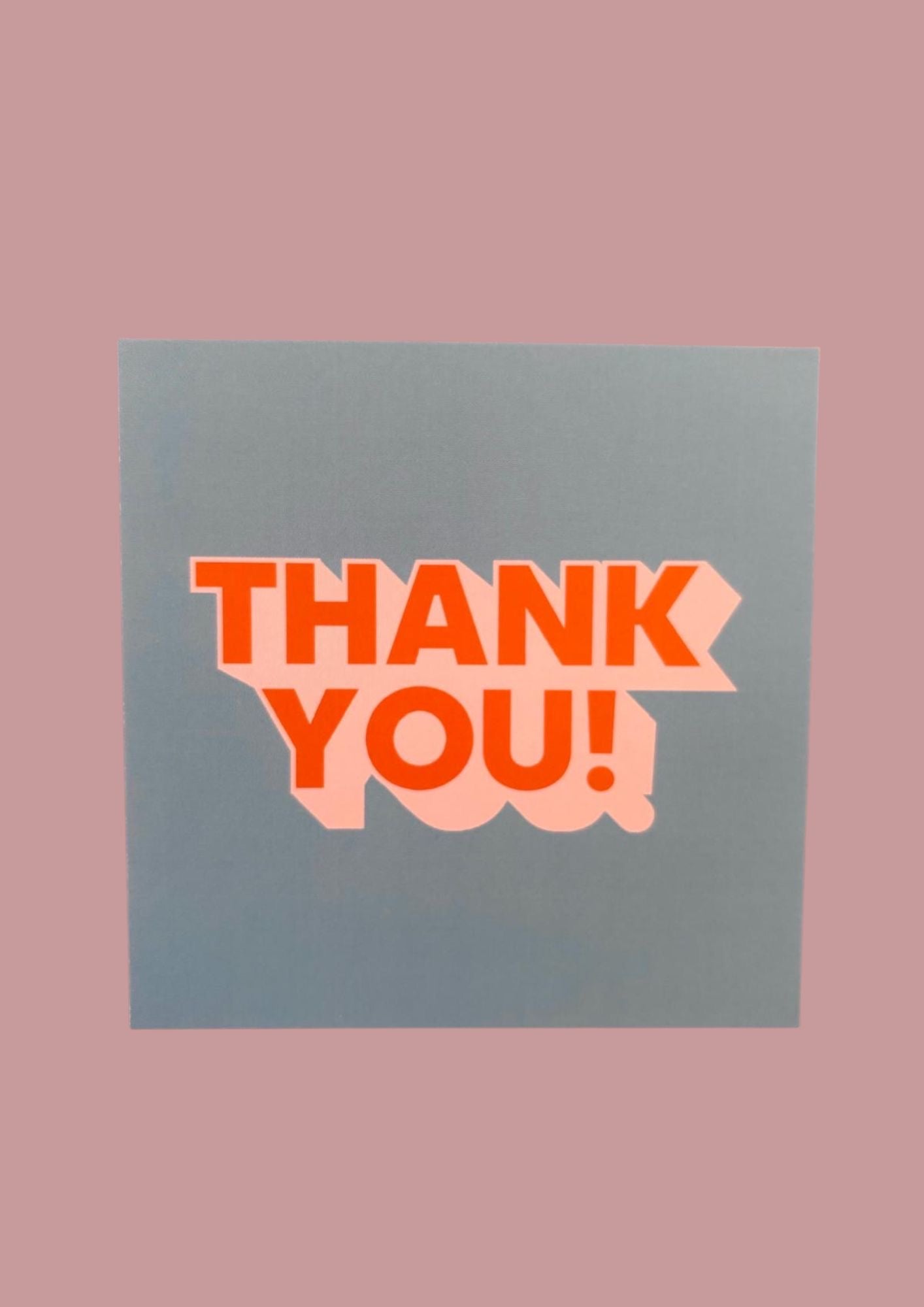 Wenskaart - THANKYOU!