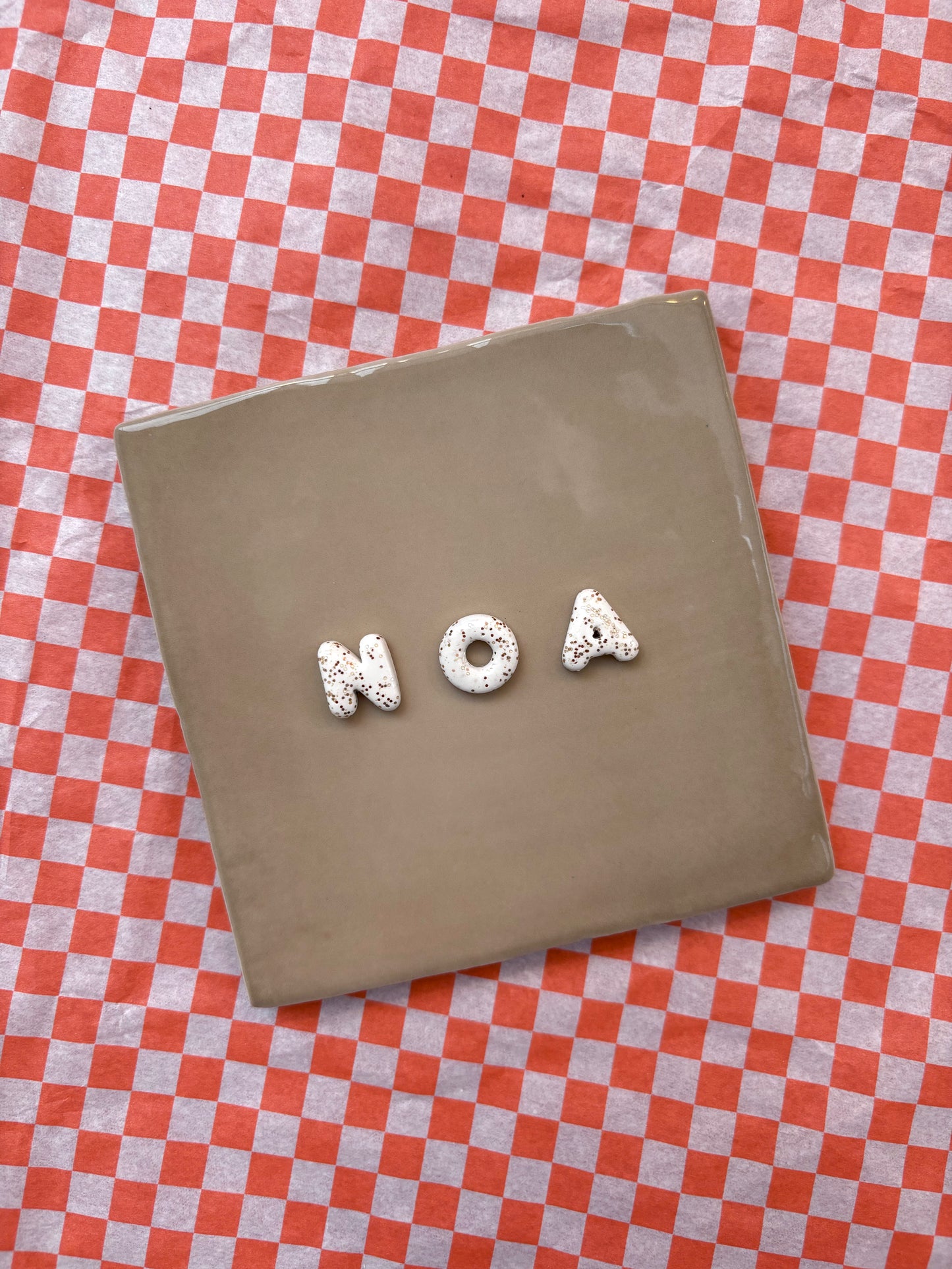 Tegeltje NAAM (max. 6 letters)