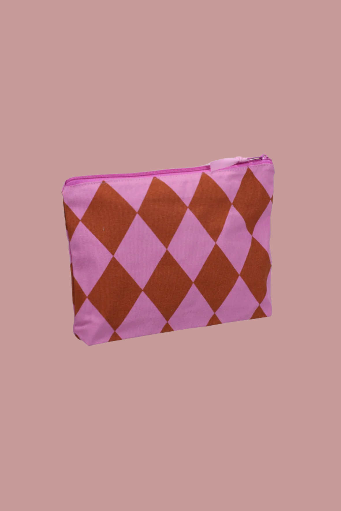 Etui/toilettasje - Roze ruit