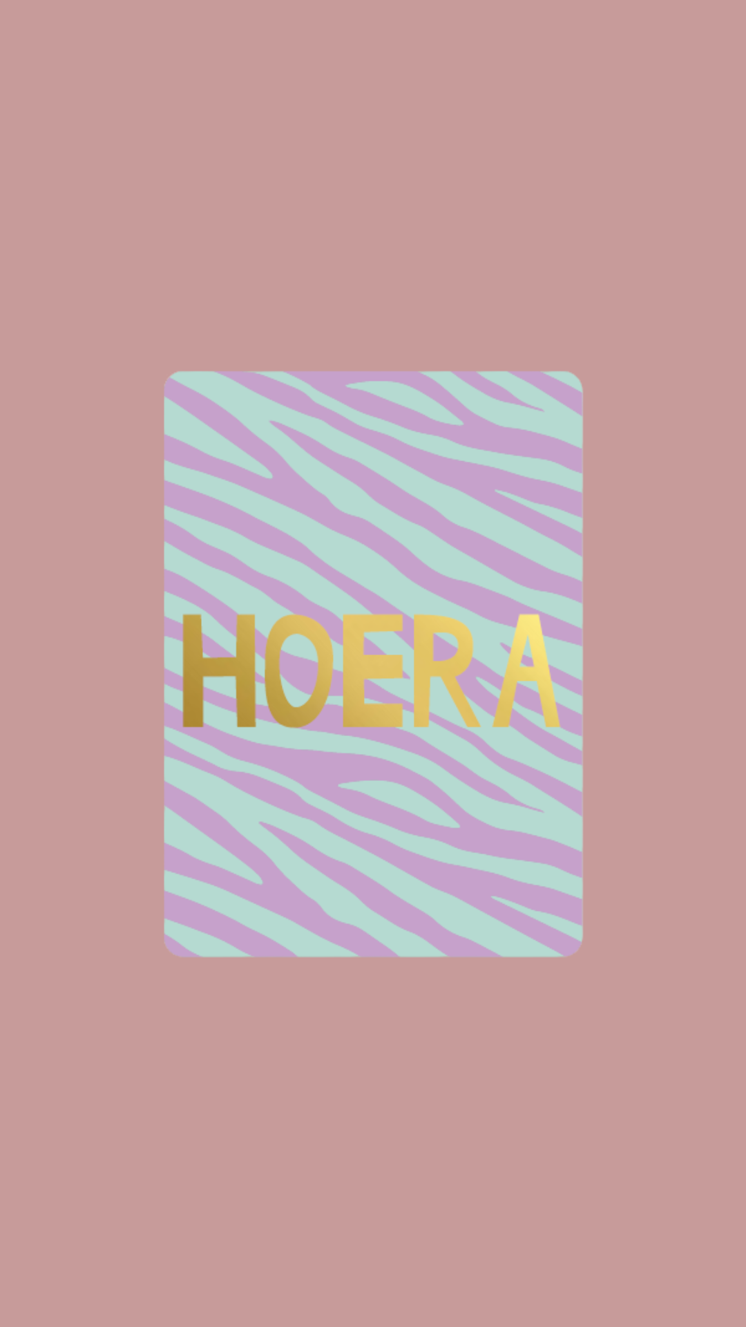 Cadeaukaartje - HOERA