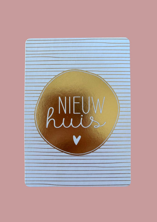 Cadeaukaartje - Nieuw huis