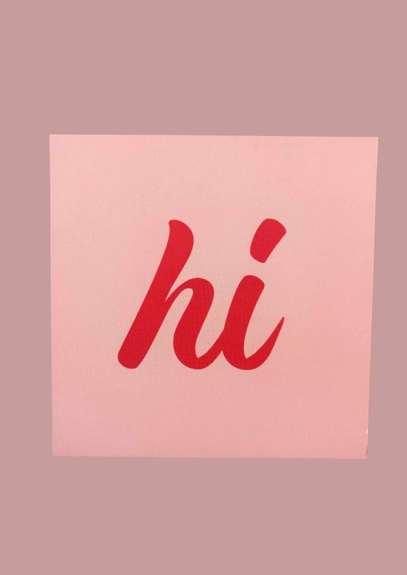 Wenskaart - Hi