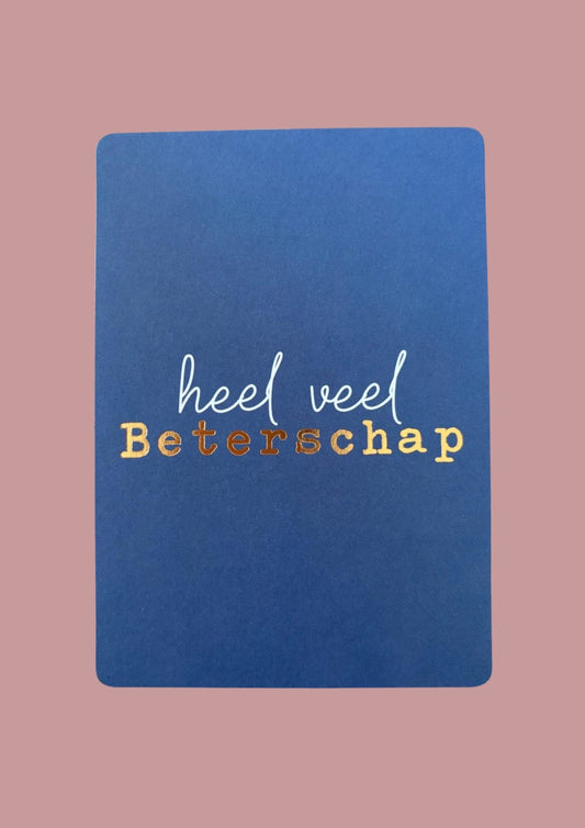 Cadeaukaartje - Beterschap