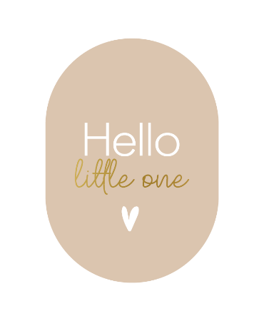 Wenskaart - HELLO LITTLE ONE
