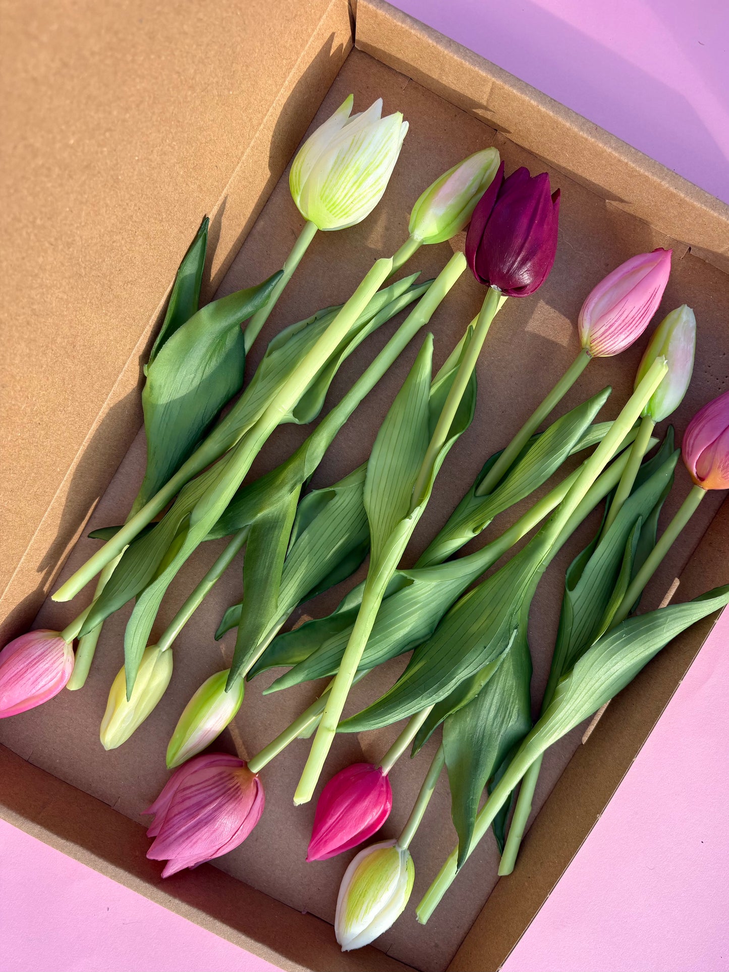 Brievenbuscadeautje - Bosje Kunst Tulpen - Inclusief kaartje #2