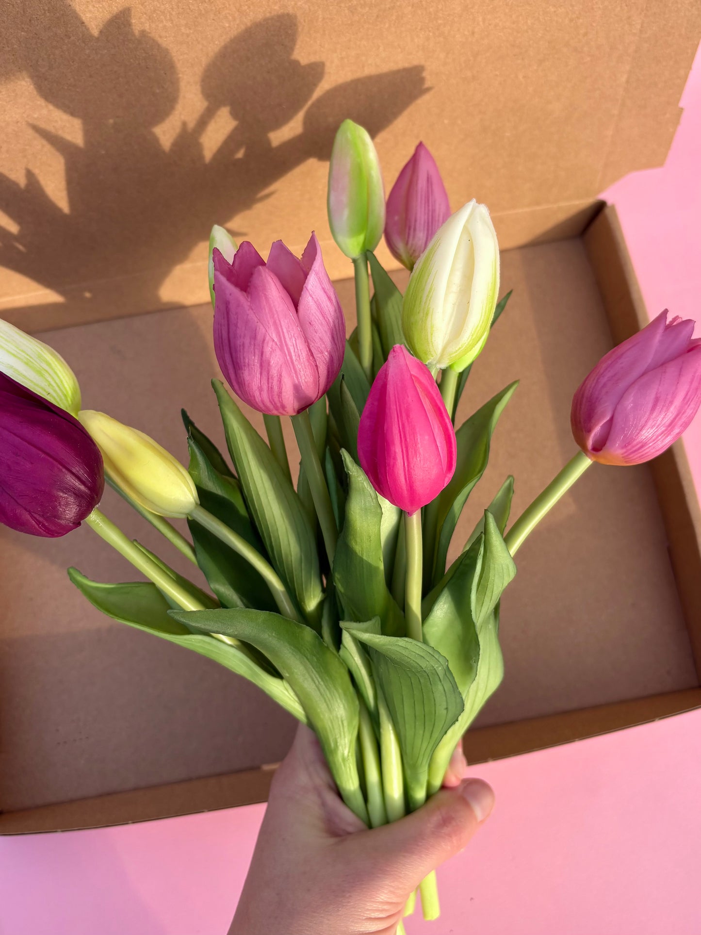 Brievenbuscadeautje - Bosje Kunst Tulpen - Inclusief kaartje #2