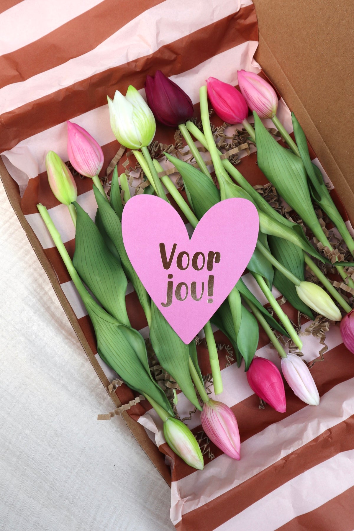 Brievenbuscadeautje - Bosje Kunst Tulpen - Inclusief kaartje #2