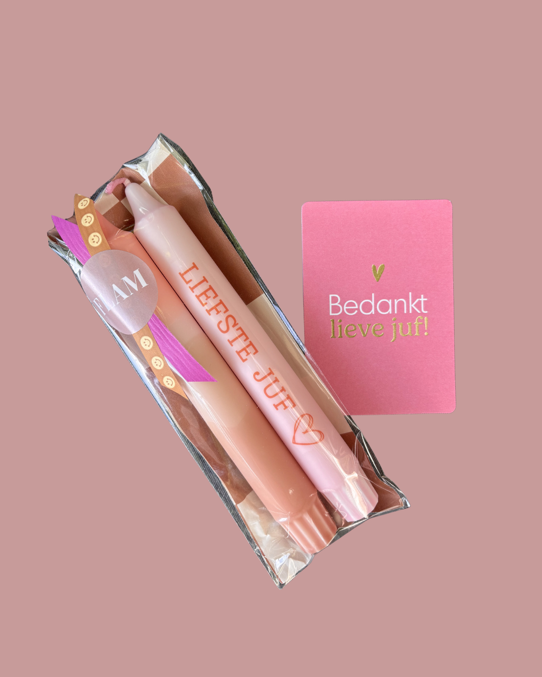 Liefste Juf cadeausetje inclusief cadeaukaartje #02