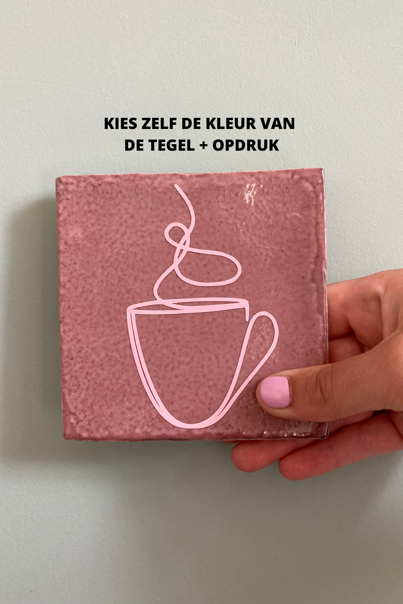 Tegeltje KOPJE KOFFIE - (10x10)