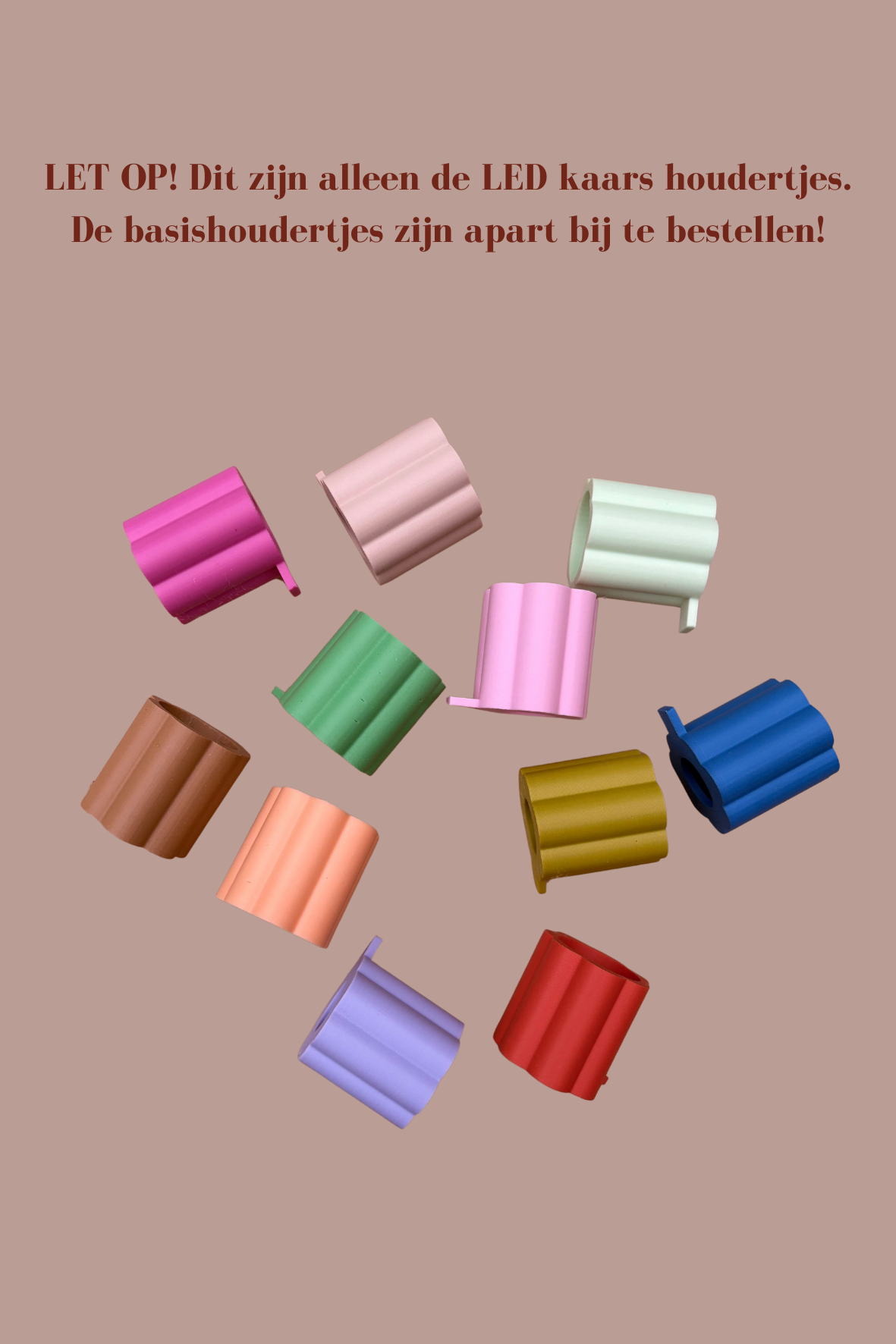 MUUSS LED kaars houder schakel (LET OP! Basishouder is apart verkrijgbaar)