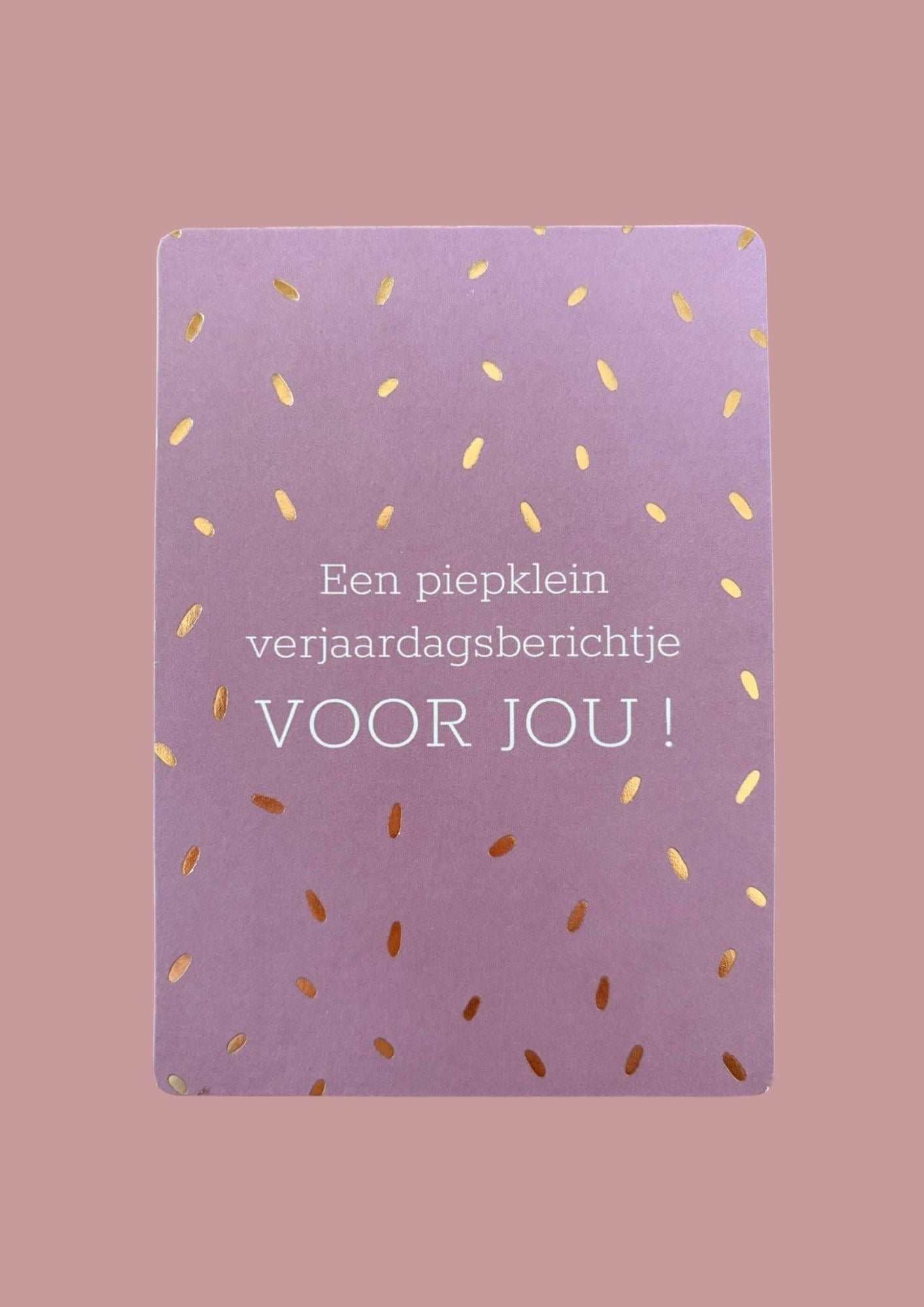 Cadeaukaartje - Een verjaardagsberichtje