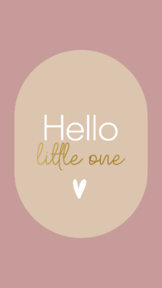 Wenskaart - HELLO LITTLE ONE