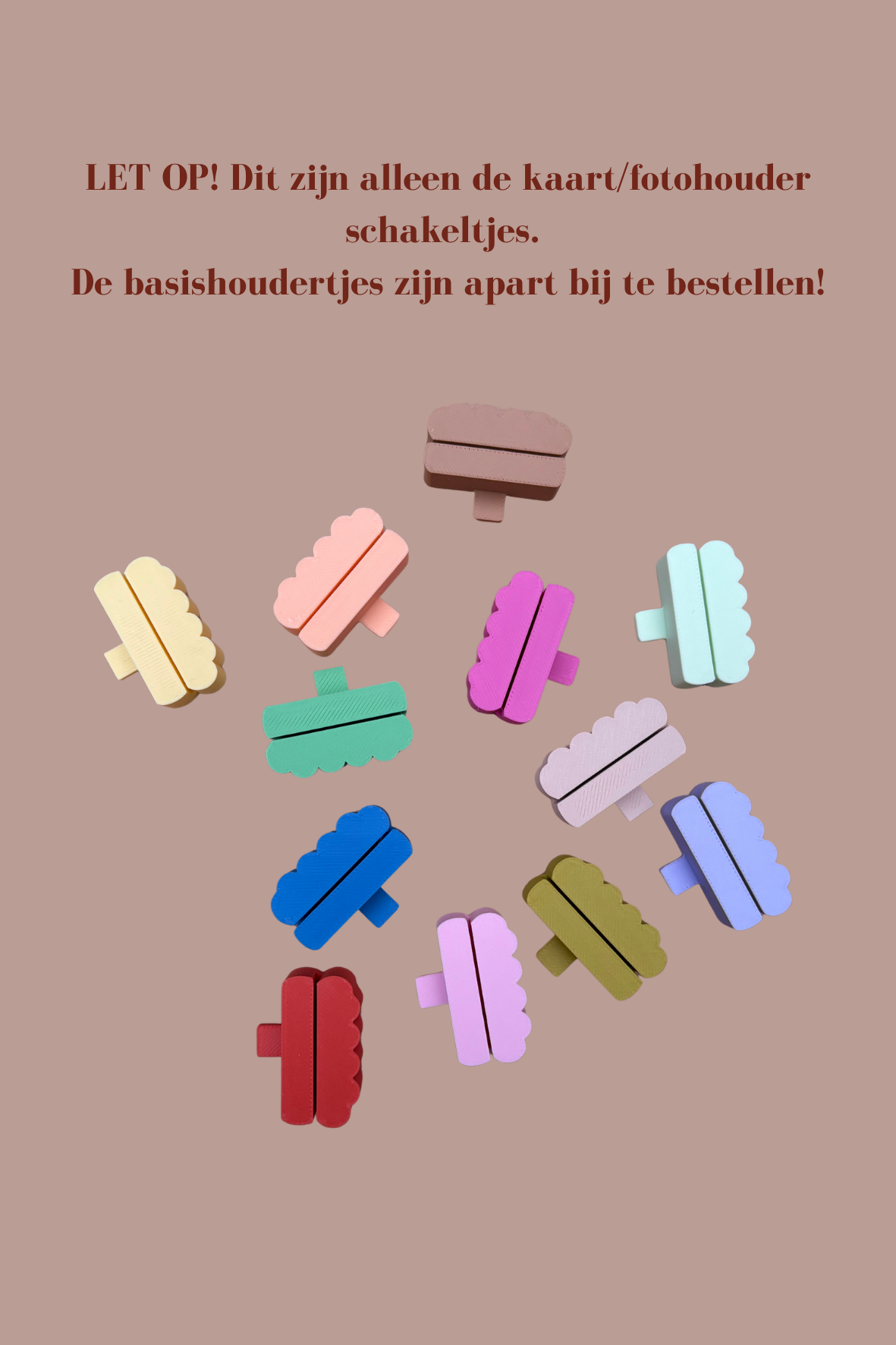 MUUSS Kaartenhouder schakel (LET OP! Basishouder is apart verkrijgbaar)