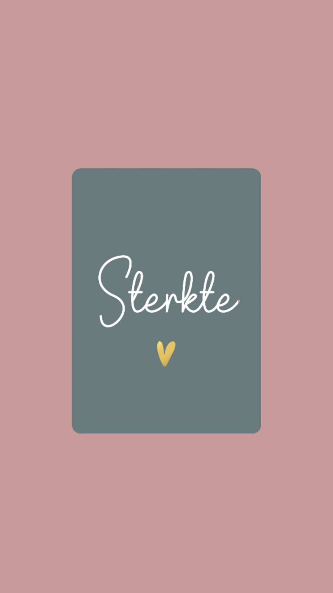 Cadeaukaartje - Sterkte